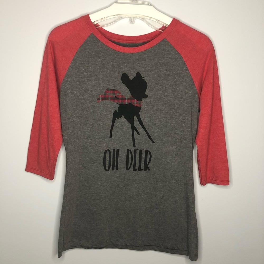 Disney Parks Bambi Ragland Holiday Tee Shirt